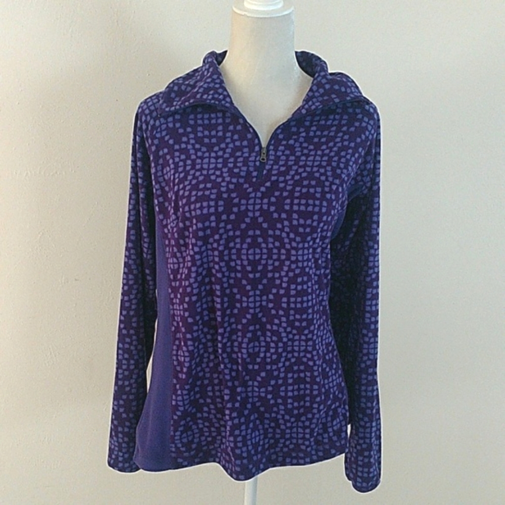 Columbia Quarter Zip Printed Fleece